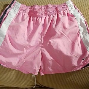Nike pink athletic shorts